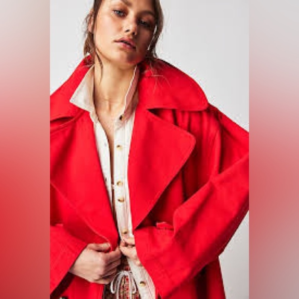 🆕 Free People NWT 💯 % Cotton Peacoat FREE SHIPPING 🤩 Offers appreciated
